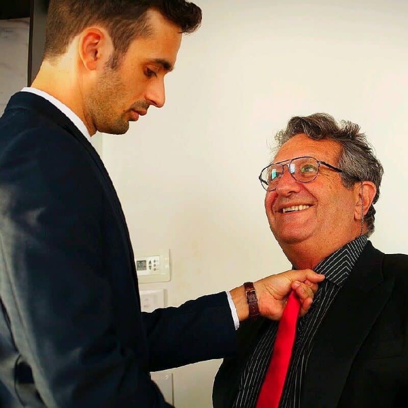 Oz Talmor with Amos Talmor
